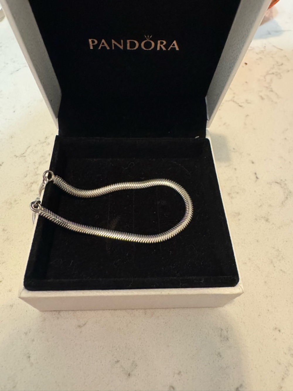 Pandora Silver Snake Chain Bracelet